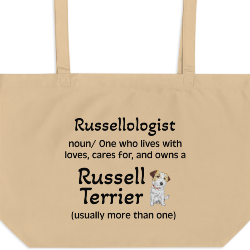 Russellologist (Plural) X-Large Tote/Shopping Bag - Oyster
