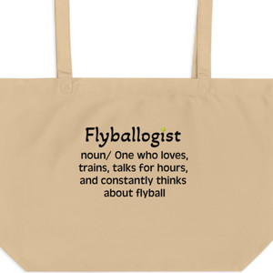 Flyballologist X-Large Tote/Shopping Bags