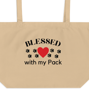 Blessed with my Pack X-Large Tote/Shopping Bag - Oyster