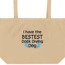Load image into Gallery viewer, Bestest Dock Diving Dog X-Large Tote/Shopping Bag
