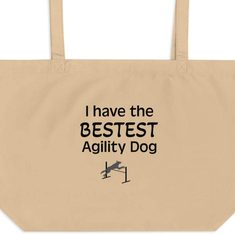 Bestest Agility Dog X-Large Tote/ Shopping Bag