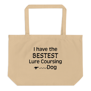Bestest Lure Coursing Dog X-Large Tote/Shopping Bag