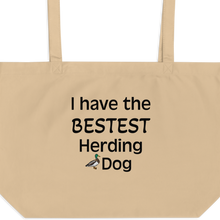 Load image into Gallery viewer, Bestest Duck Herding Dog X-Large Tote/Shopping Bag
