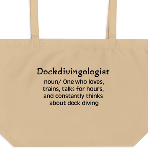 Dock Diving "Dockdivingologist" Tote/Shopping Bags