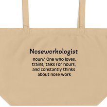 Load image into Gallery viewer, Nose Work &quot;Noseworkologist&quot; Tote/ Shopping Bags
