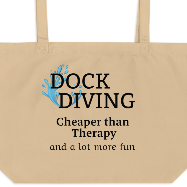 Dock Diving Cheaper than Therapy X-Large Tote/Shopping Bag