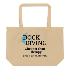 Dock Diving Cheaper than Therapy X-Large Tote/Shopping Bag