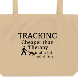 Tracking Cheaper than Therapy X-Large Tote/Shopping Bag