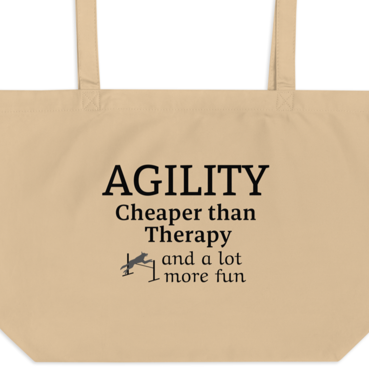 Agility Cheaper than Therapy X-Large Tote/ Shopping Bags