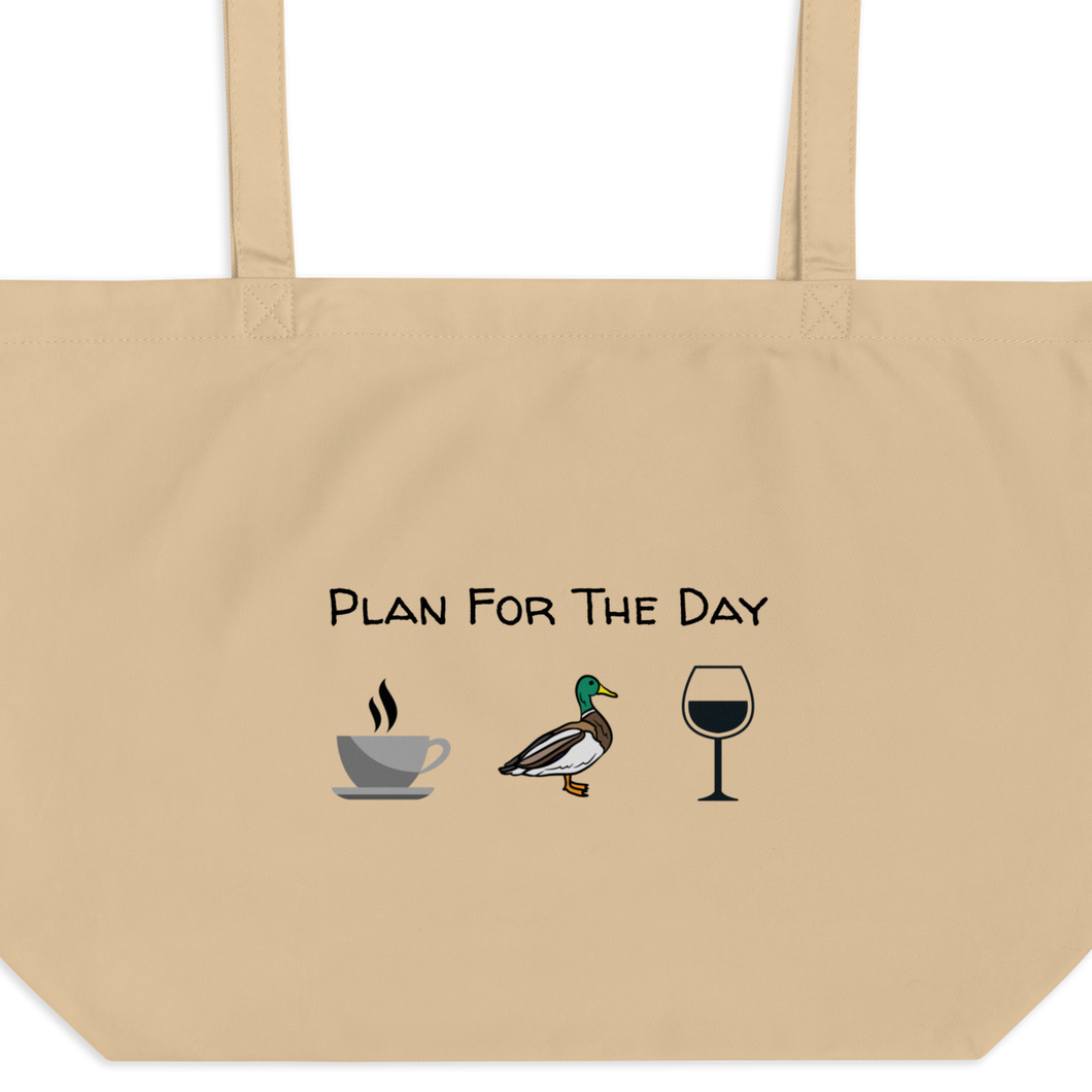 Plan for the Day - Duck Herding X-Large Tote/ Shopping Bags