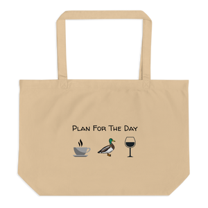 Plan for the Day - Duck Herding X-Large Tote/ Shopping Bags