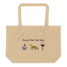 Load image into Gallery viewer, Plan for the Day - Nose Work &amp; Scent Work X-Large Tote/ Shopping Bags
