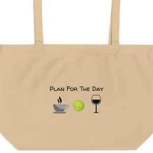 Plan for the Day - Flyball/ Tennis Ball X-Large Tote/ Shopping Bags