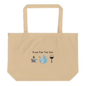 Plan for the Day - Dock Diving X-Large Tote/ Shopping Bags