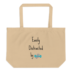 Easily Distracted by Obedience X-Large Tote/ Shopping Bags