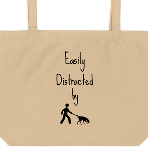 Easily Distracted by Tracking X-Large Tote/ Shopping Bags