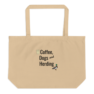 Coffee, Dogs & Duck Herding X-Large Tote/ Shopping Bags