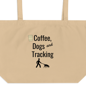 Coffee, Dogs & Tracking X-Large Tote/ Shopping Bags