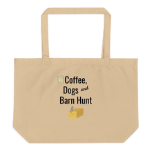 Load image into Gallery viewer, Coffee, Dogs &amp; Barn Hunt X-Large Tote/ Shopping Bags
