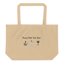 Load image into Gallery viewer, Russell Terrier Plan for the Day X-Large Tote/ Shopping Bags
