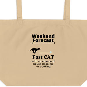 Fast CAT Weekend Forecast X-Large Tote/ Shopping Bags