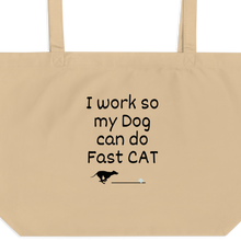 Load image into Gallery viewer, Work for Fast CAT X-Large Tote/ Shopping Bags
