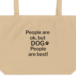Dog People are Best! X-Large Tote/ Shopping Bags