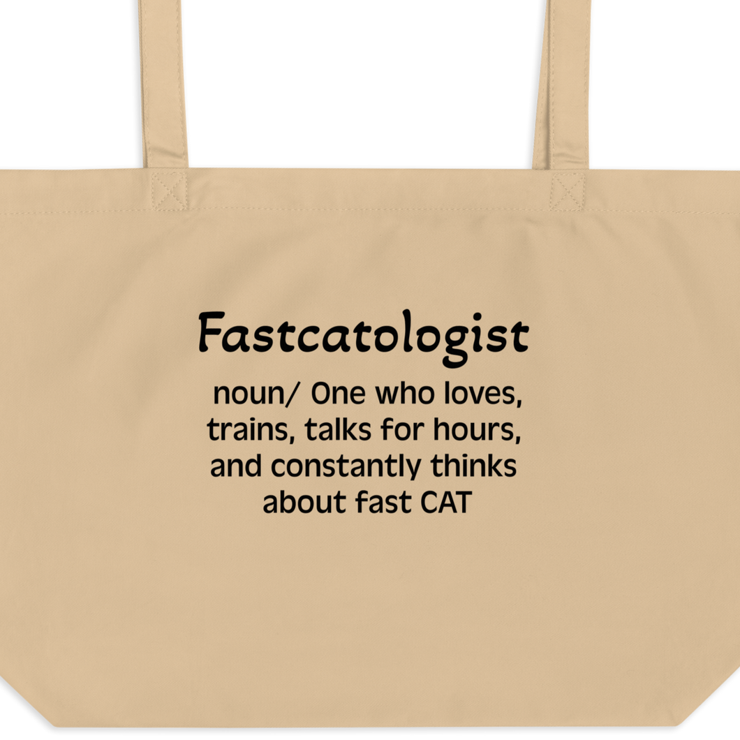 Fastcatologist X-Large Tote/ Shopping Bags