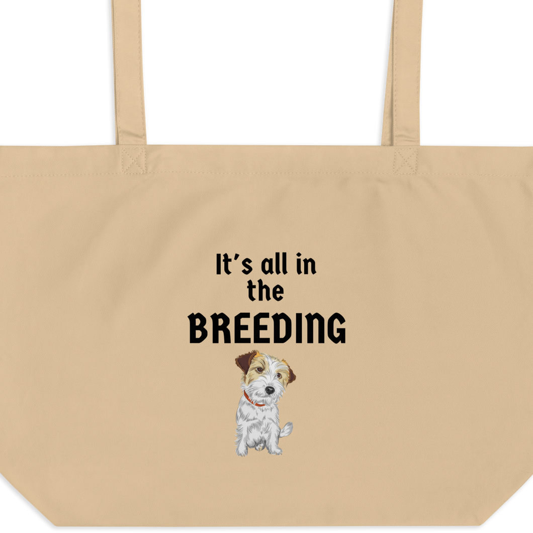 It's all in the Russell Terrier Breeding X-Large Tote/ Shopping Bags