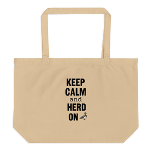 Keep Calm & Duck Herd On X-Large Tote/ Shopping Bag