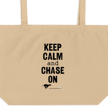 Load image into Gallery viewer, Keep Calm and Chase On Lure Coursing X-Large Tote/ Shopping Bag

