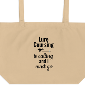Lure Coursing is Calling X-Large Tote/ Shopping Bags