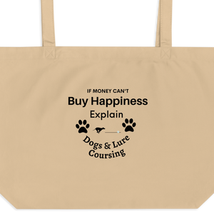 Buy Happiness w/ Dogs & Lure Coursing X-Large Tote/ Shopping Bags