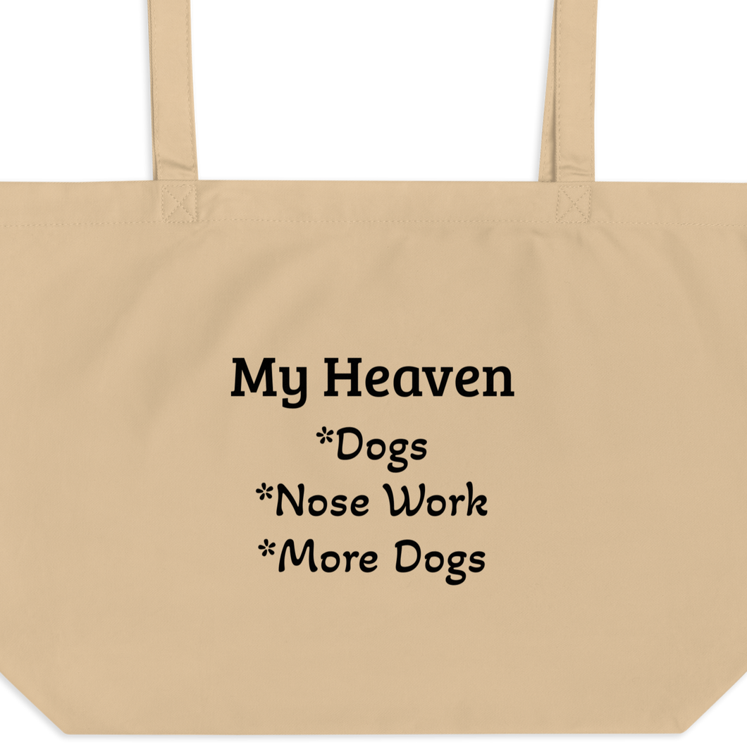 My Heaven Nose Work X-Large Tote/ Shopping Bags