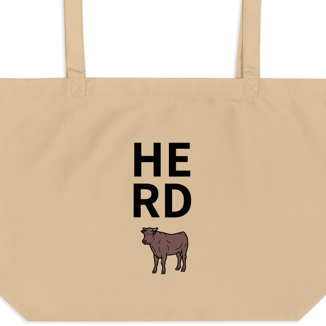 Stacked Cattle Herd X-Large Tote/ Shopping Bags
