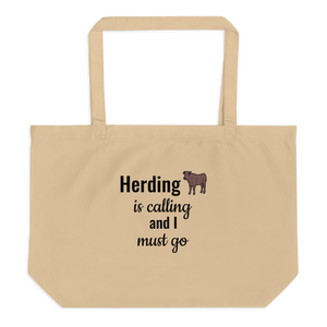 Cattle Herding is Calling X-Large Tote/ Shopping Bags