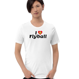 I Heart w/ Ball Flyball T-Shirts - Light