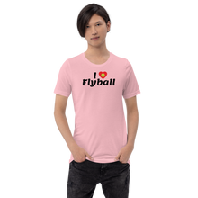 Load image into Gallery viewer, I Heart w/ Ball Flyball T-Shirts - Light
