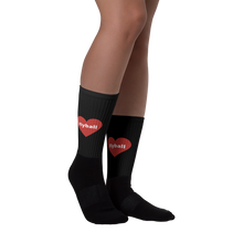 Load image into Gallery viewer, Flyball in Heart Socks-Black
