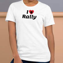 Load image into Gallery viewer, I Heart w/ Paw Rally T-Shirts - Light
