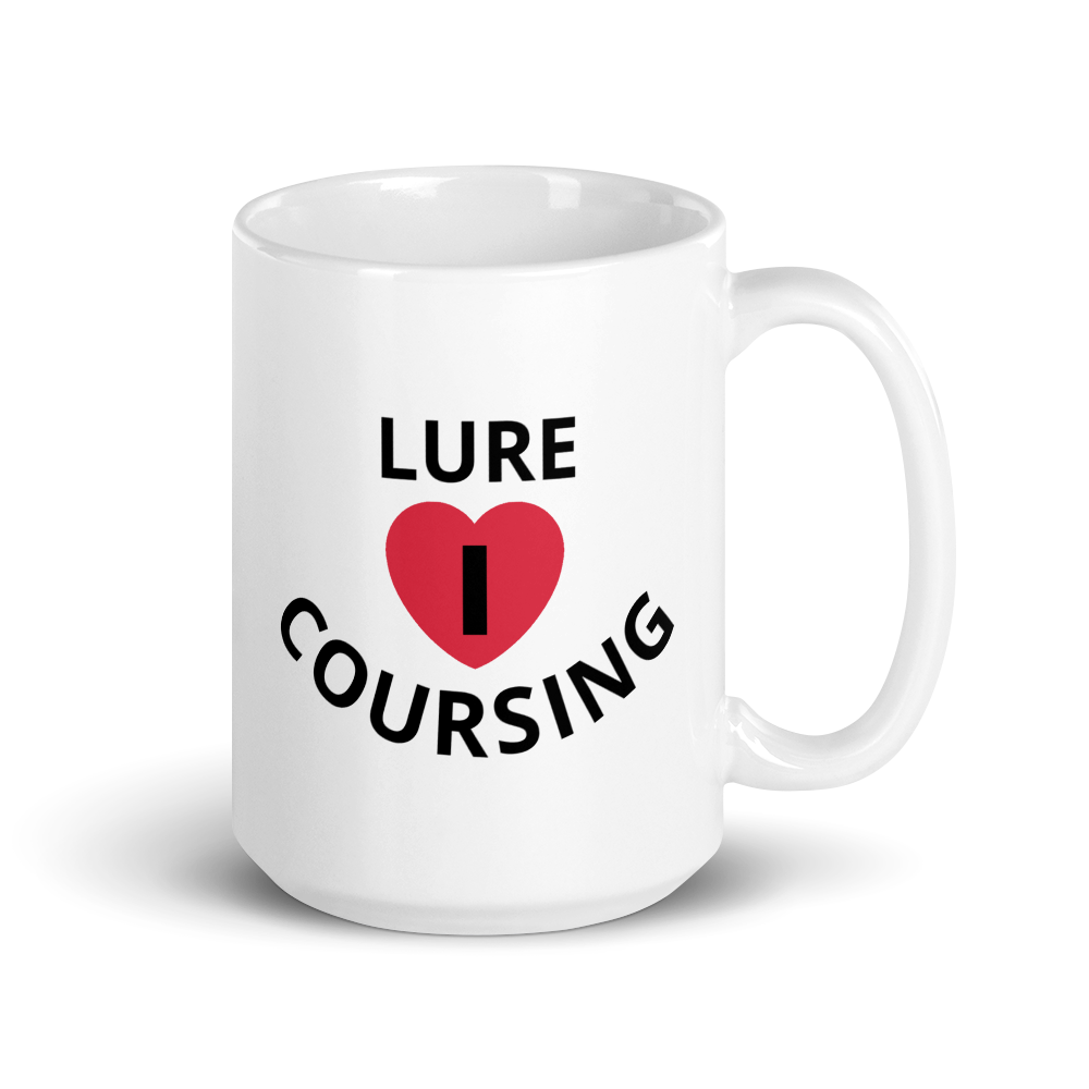 I in Heart Lure Coursing Mug
