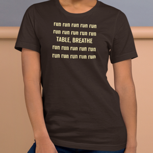 Run/Breathe Agility T-Shirts - Dark