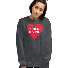 Load image into Gallery viewer, Dock Diving in Heart Sweatshirts
