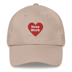 Nose Work in Heart Hats - Light
