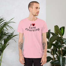Load image into Gallery viewer, I Heart w/ Paw Lure Coursing Light T-Shirts
