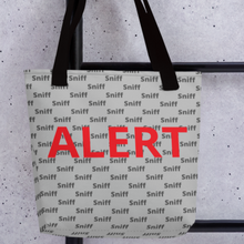 Load image into Gallery viewer, Allover Sniffs &amp; ALERT Nose Work/ Scent Work Tote Bag-Grey

