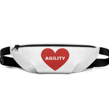 Load image into Gallery viewer, Agility in Heart Fanny Pack-White
