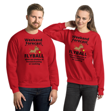 Load image into Gallery viewer, Flyball Weekend Forecast Sweatshirts - Light
