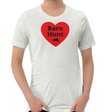 Load image into Gallery viewer, Barn Hunt in Heart w/ Rat T-Shirts - Light
