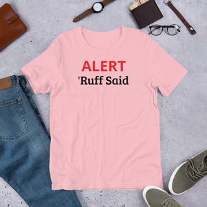 Ruff Alert Nose Work/ Scent Work T-Shirts - Light